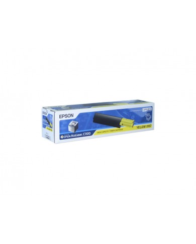 Toner Epson aculaser C1100 amarillo alta cap. C13S050187 Toner Epson aculaser C1100 amarillo alta cap. C13S050187
