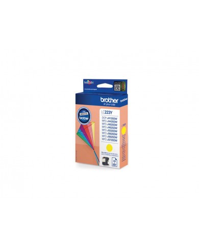 Tinta Brother amarillo 550PAG. alta cap LC223YBP Tinta Brother amarillo 550PAG. alta cap LC223YBP