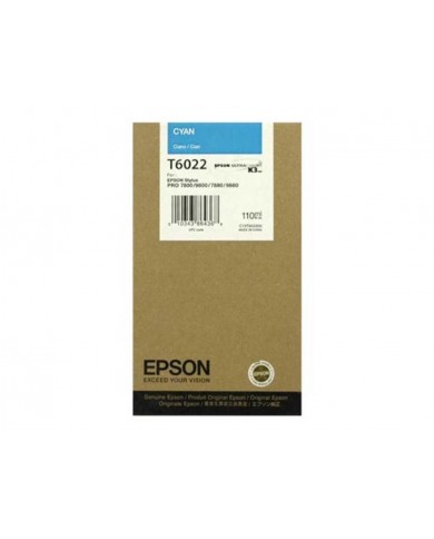 Tinta Epson stylus pro T6022 cyan C13T602200 Tinta Epson stylus pro T6022 cyan C13T602200