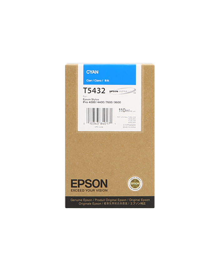 Tinta Epson stylus pro 9600 7600 cian  C13T543200 Tinta Epson stylus pro 9600 7600 cian  C13T543200