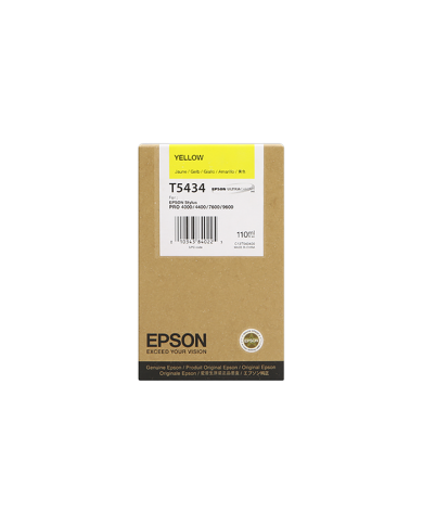 Tinta Epson stylus pro 9600 7600  yellow C13T543400 Tinta Epson stylus pro 9600 7600  yellow C13T543400