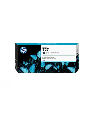 Tinta HP Nº 727 designjet 300ML negro mate C1Q12A Tinta HP Nº 727 designjet 300ML negro mate C1Q12A